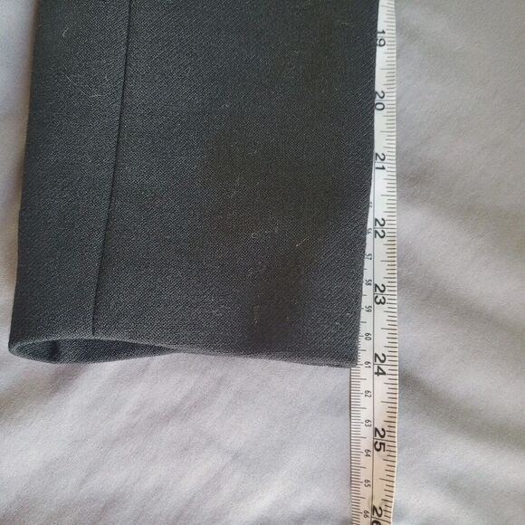 J. Crew Parke Black Blazer Size 8 Wool Blend One Button Preppy Academia Thermal - Picture 9 of 10